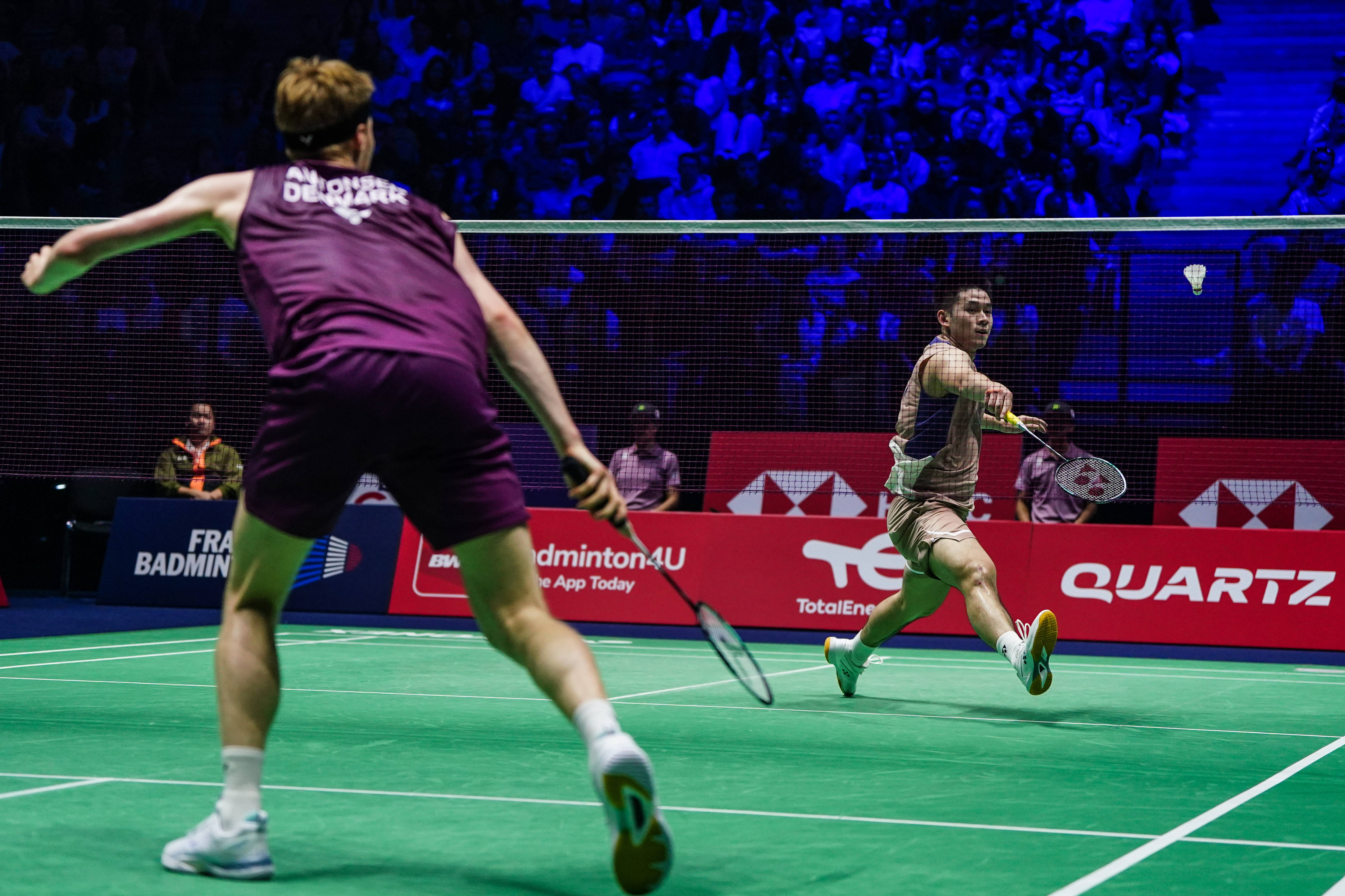 （体育）羽毛球——世锦赛：昆拉武特晋级男单决赛