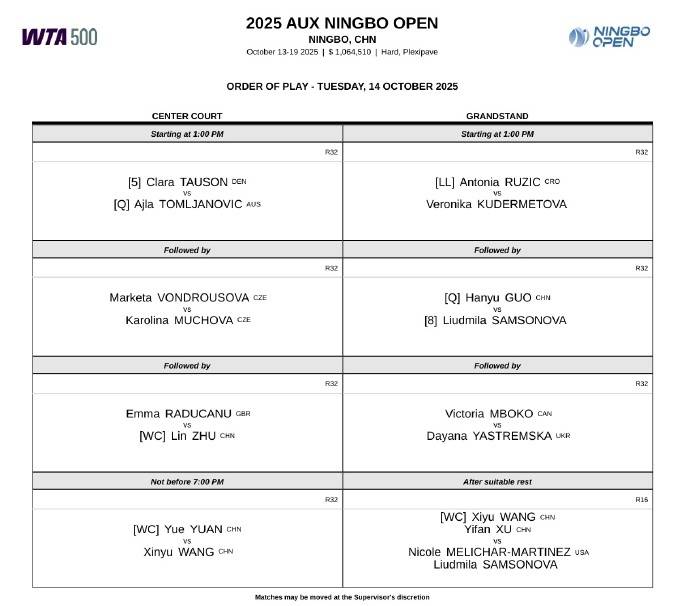 因身体不适，张帅退出宁波网球公开赛单打比赛，此前双打首轮落败无缘晋级八强